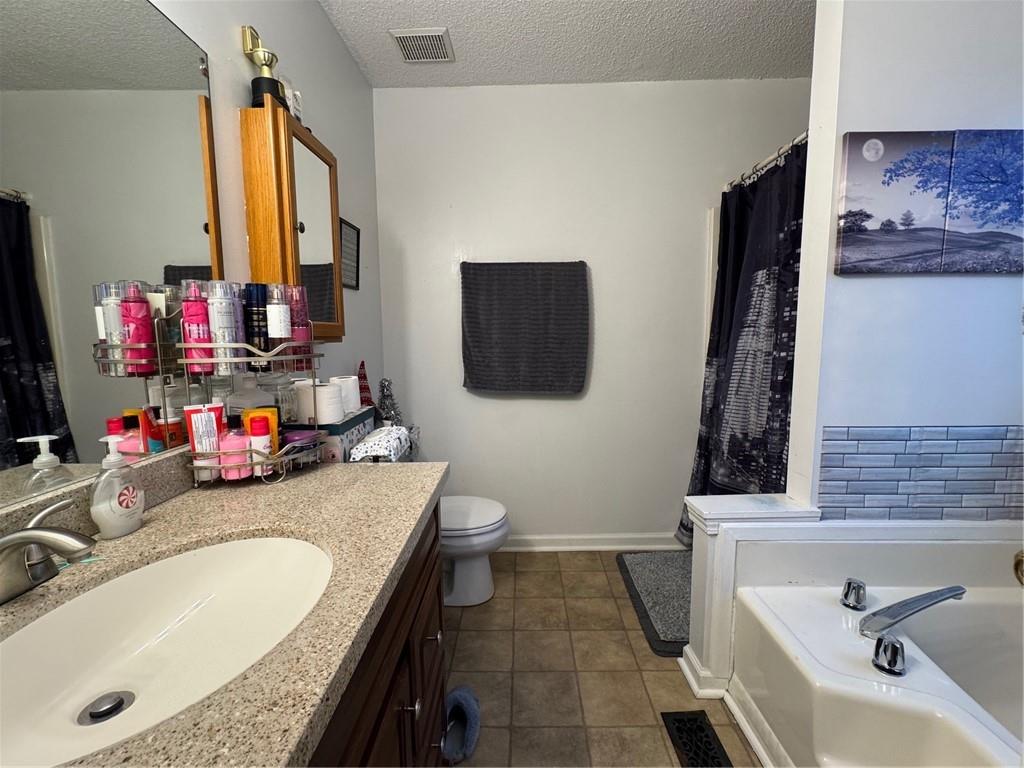 1019 Davis Mill Road South Dallas, GA 30157 - Photo 12 of 16 a bathroom with a sink double vanity and a tub