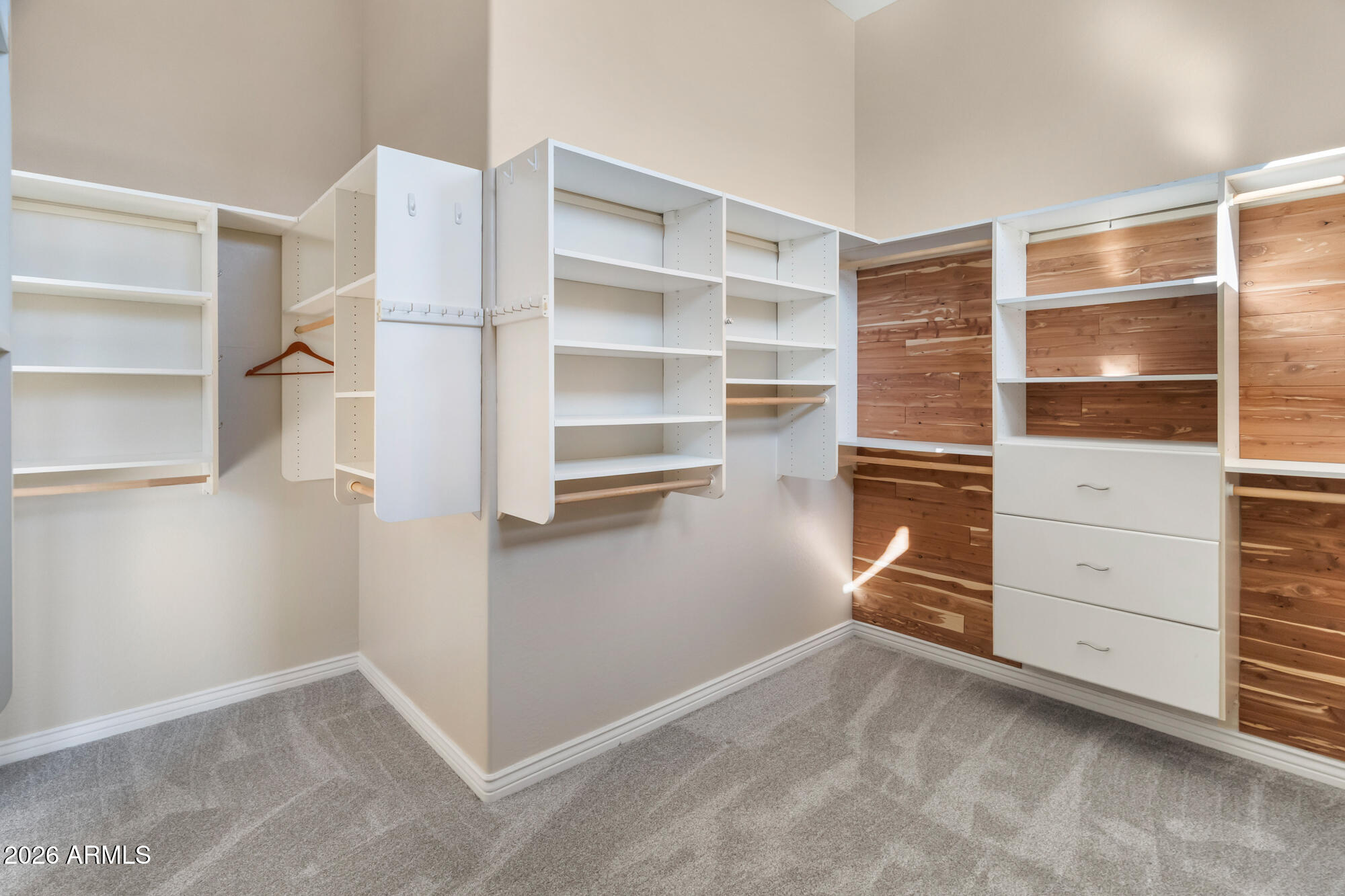 42420 North Back Creek Way Anthem, AZ 85086 - Photo 39 of 70 a view of walk in closet with empty racks