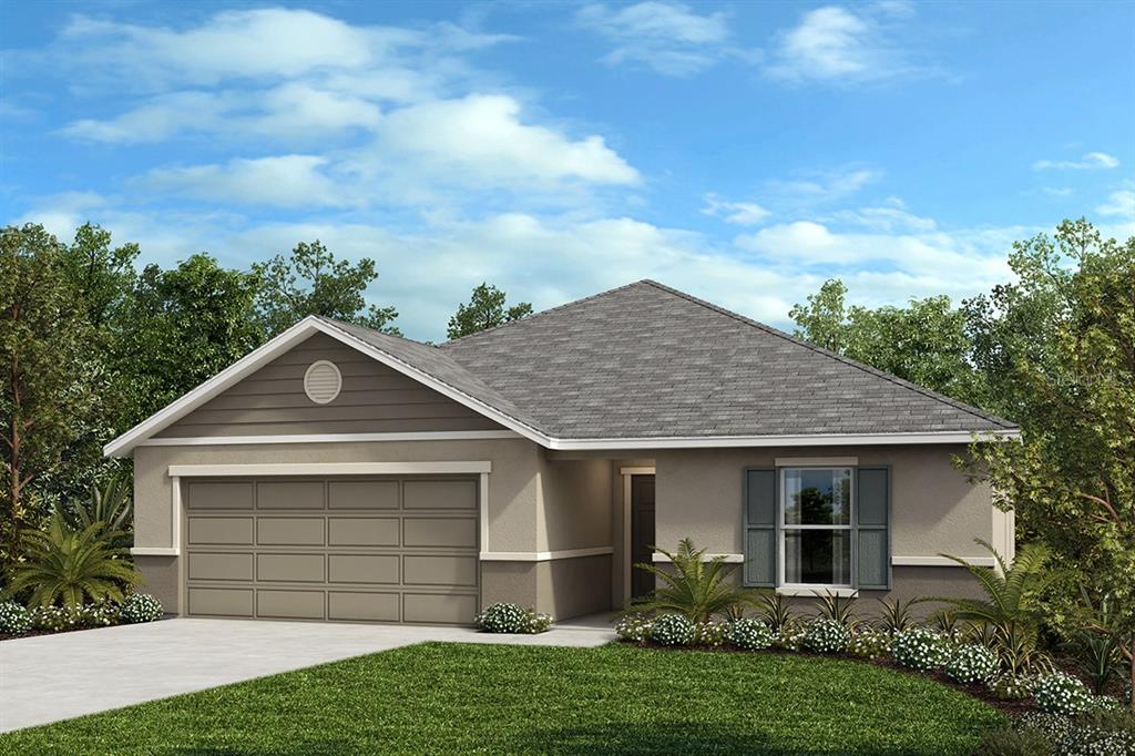 8134 Lennox Loop Wesley Chapel, FL 33544 - Photo 1 of 1 a front view of a house with a garden