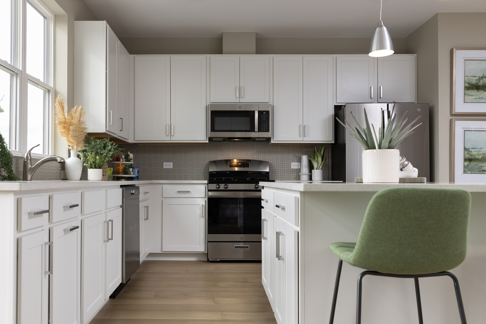 1179 Shermer Road Northbrook, IL 60062 - Photo 4 of 10 a kitchen with a cabinets and appliances