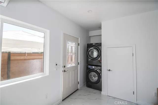 a view of washer and dryer