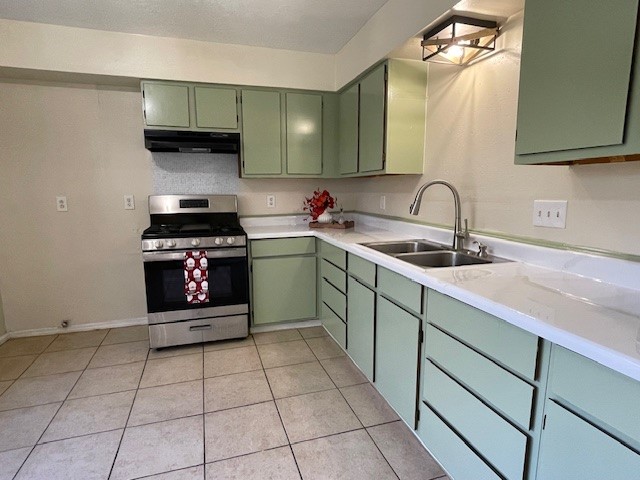 12019 Kings Grove Drive Houston, TX 77044 - Photo 34 of 50 a kitchen with stainless steel appliances a sink stove and cabinets