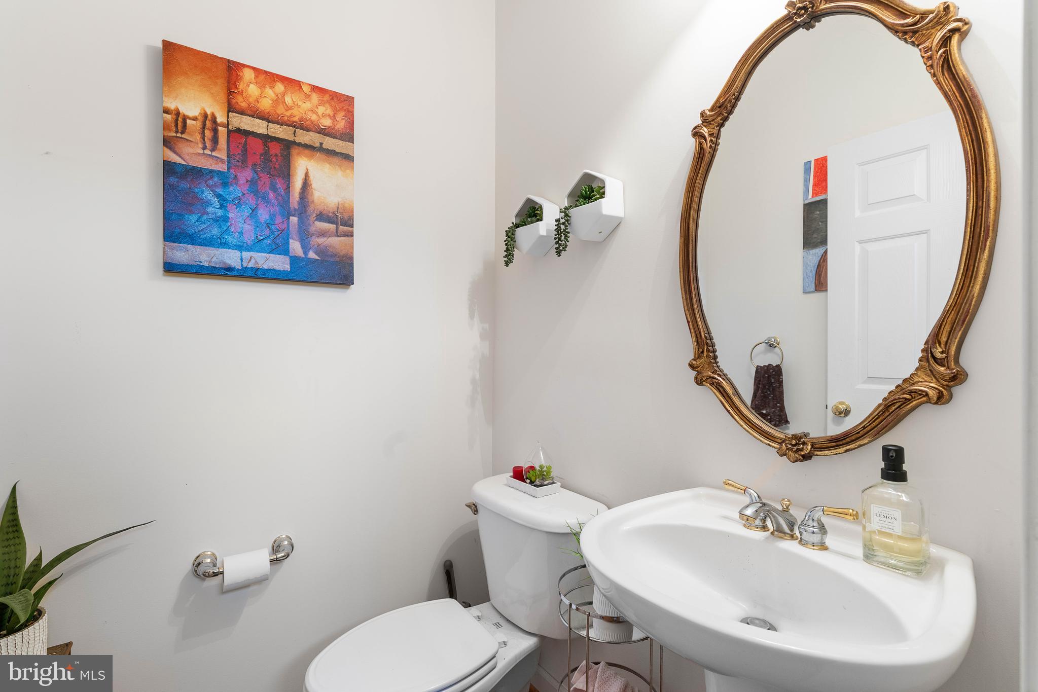 12461 Rose Path Circle Fairfax, VA 22033 - Photo 16 of 43 a bathroom with a sink mirror and toilet