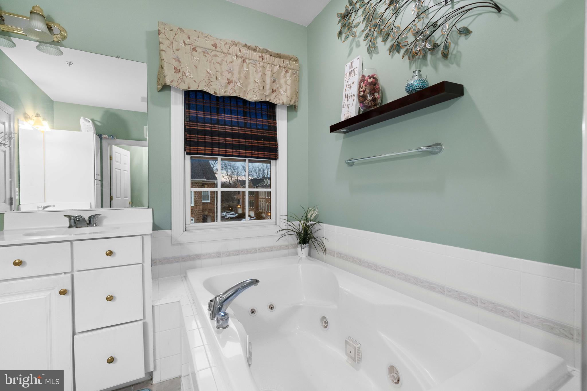 12461 Rose Path Circle Fairfax, VA 22033 - Photo 32 of 43 a bathroom with a bathtub and a window