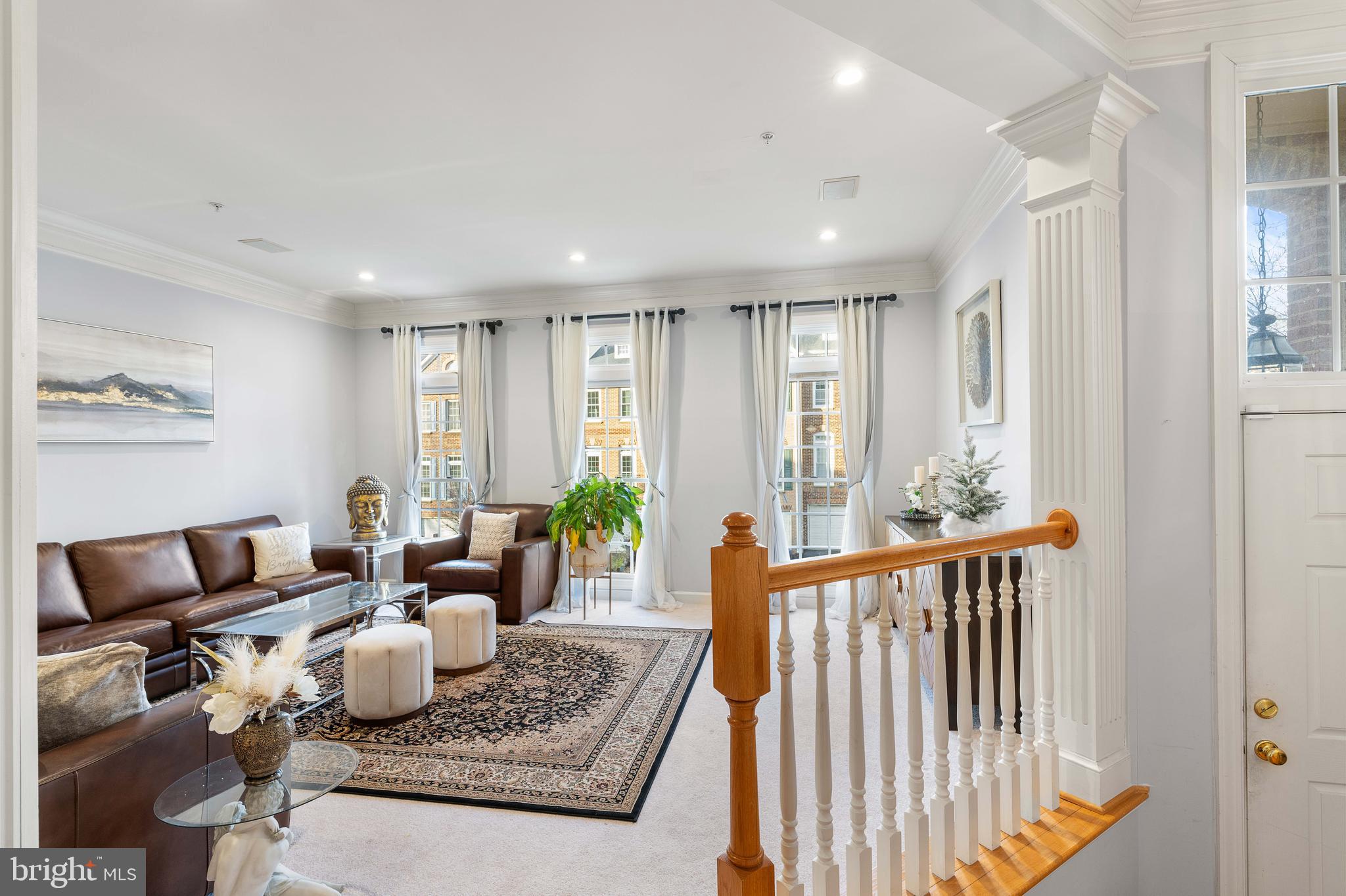 12461 Rose Path Circle Fairfax, VA 22033 - Photo 9 of 43 a living room with furniture and wooden floor