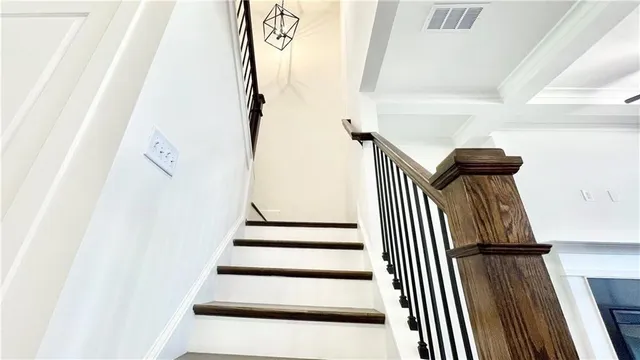 a view of a bathroom with a shower