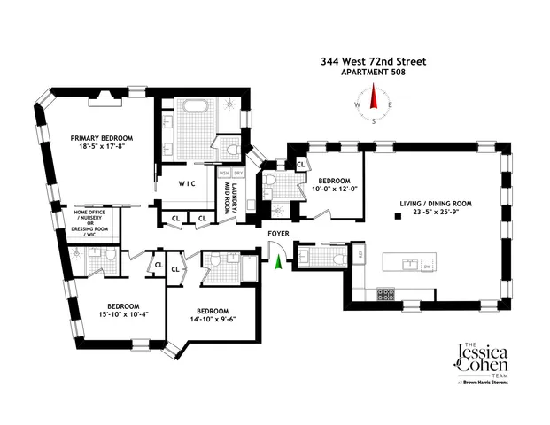 $4,950,000 | 344 West 72nd Street, Unit 508 | Upper West Side