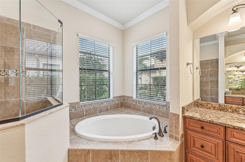 20345 Reale Circle Venice, FL 34293 - Photo 43 of 80 a bath tub sitting in front of a bathroom next to a window