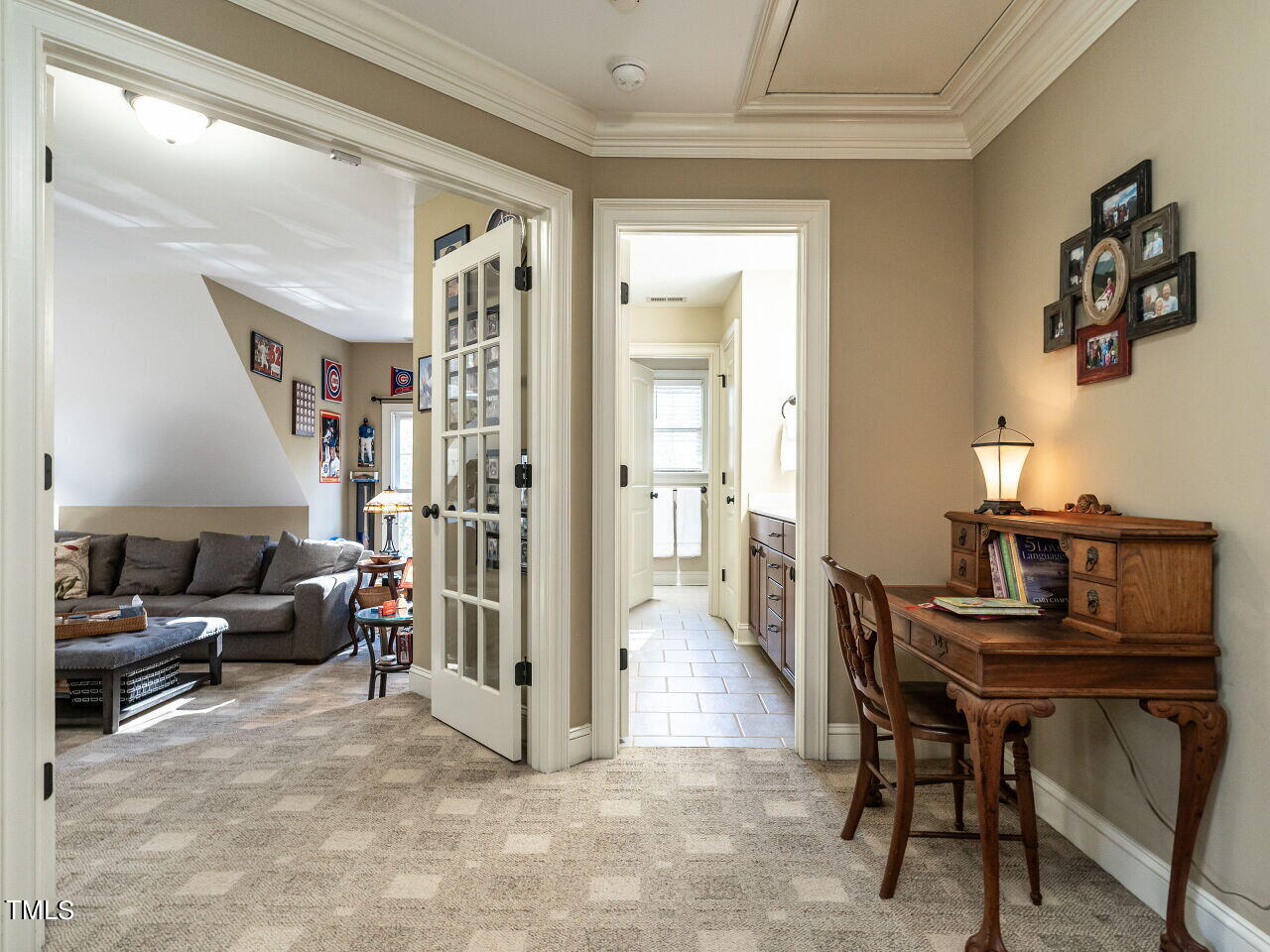 1173 Smith Creek Way Wake Forest, NC 27587 - Photo 25 of 42 a view of a livingroom with furniture and hardwood floor