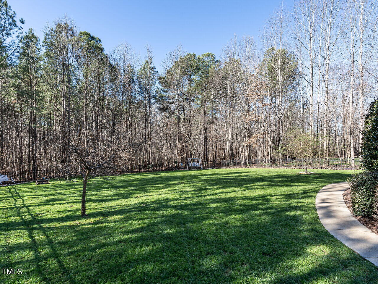 1173 Smith Creek Way Wake Forest, NC 27587 - Photo 35 of 42 a view of a park with large trees