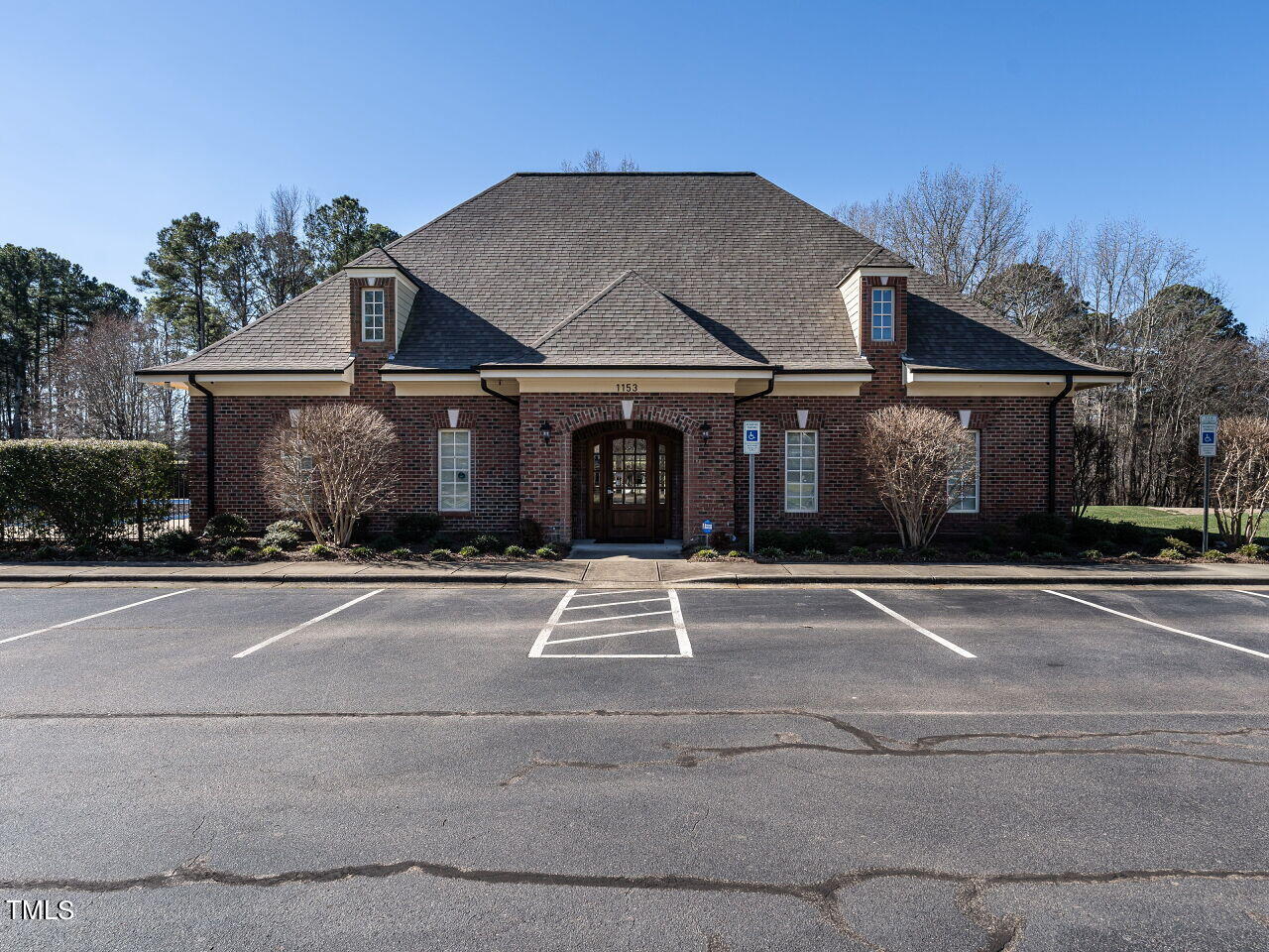 1173 Smith Creek Way Wake Forest, NC 27587 - Photo 40 of 42 front view of a house with a yard