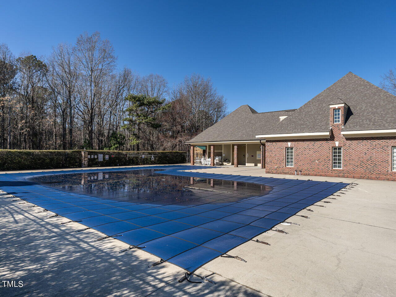 1173 Smith Creek Way Wake Forest, NC 27587 - Photo 41 of 42 a view of house with yard and swimming pool