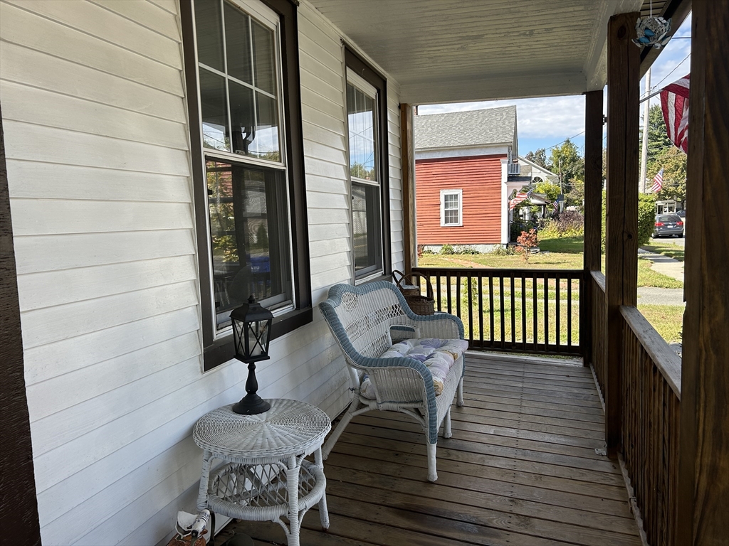 11 Maple Street Chester, MA 01011 - Photo 6 of 28 a view of a balcony with chairs
