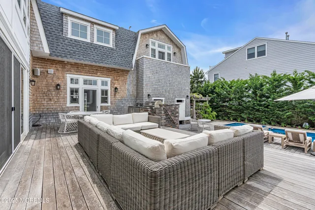a view of a house with sitting area