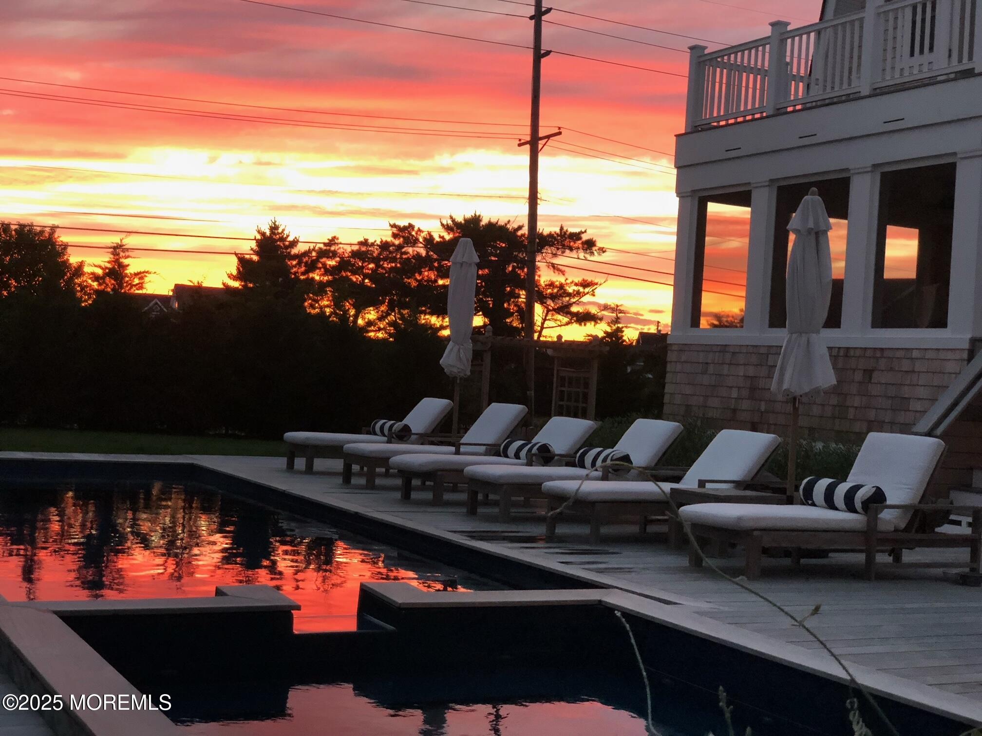 135 Highway 35 Mantoloking, NJ 08738 - Photo 28 of 36 a terrace with outdoor seating and city view