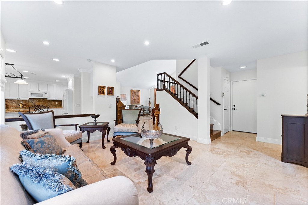 10 Sillero Rancho Santa Margarita, CA 92688 - Photo 12 of 70 Family Room, Part of Kitchen and Stairs to upper Level