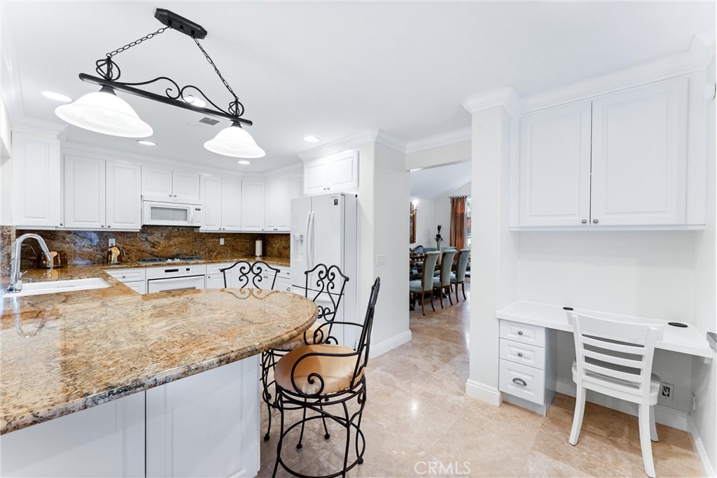 10 Sillero Rancho Santa Margarita, CA 92688 - Photo 15 of 70 Kitchen has a small office area perfect for homework station