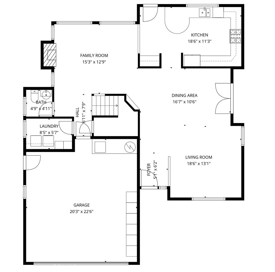 10 Sillero Rancho Santa Margarita, CA 92688 - Photo 68 of 70 First Level Floorplan