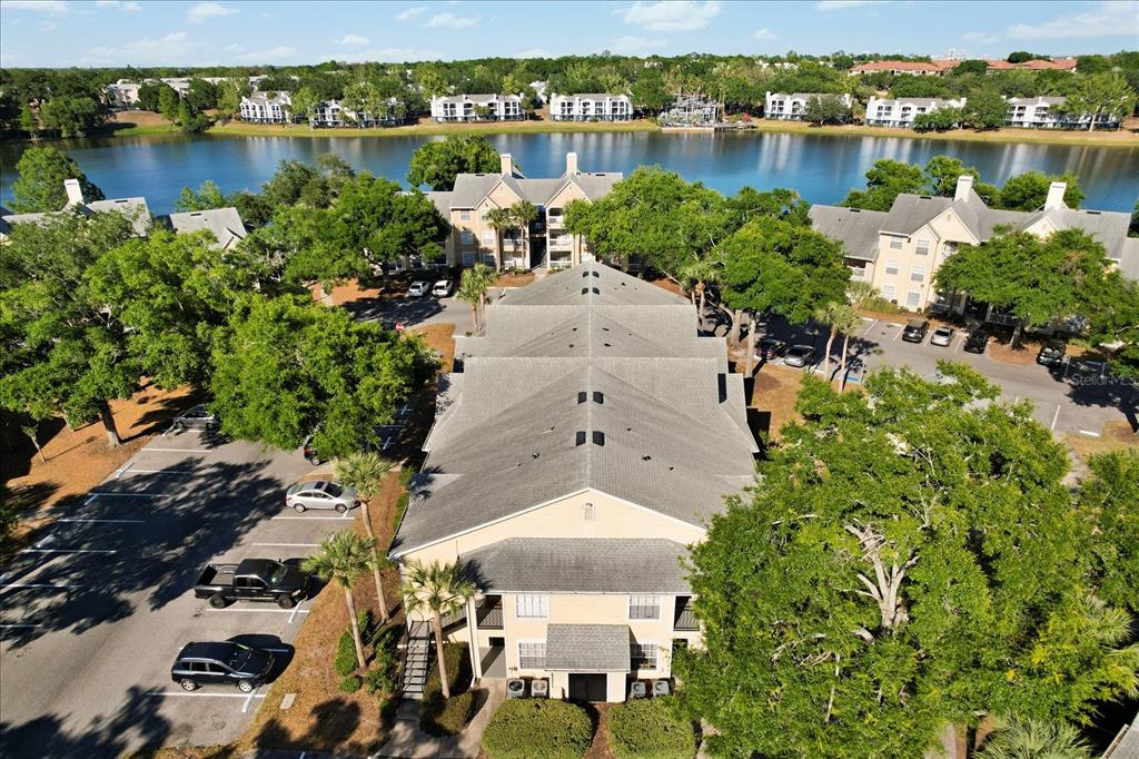 1063 South Hiawassee Road, Unit 1615 Orlando, FL 32835 - Photo 20 of 20 an aerial view of a house with a lake view