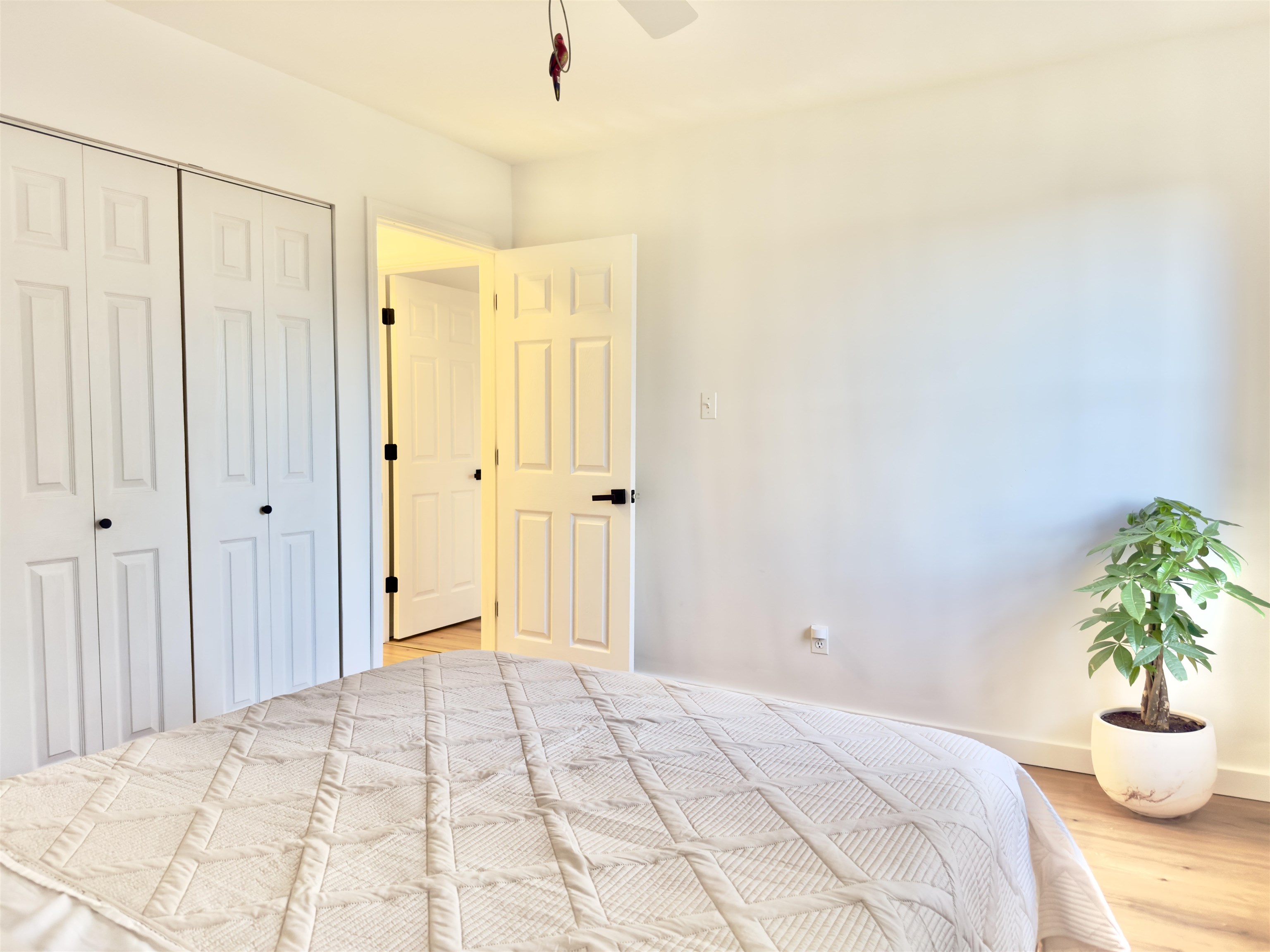 510 Portsmouth Road Cape May, NJ 08204 - Photo 19 of 41 a bedroom with a bed and a potted plant