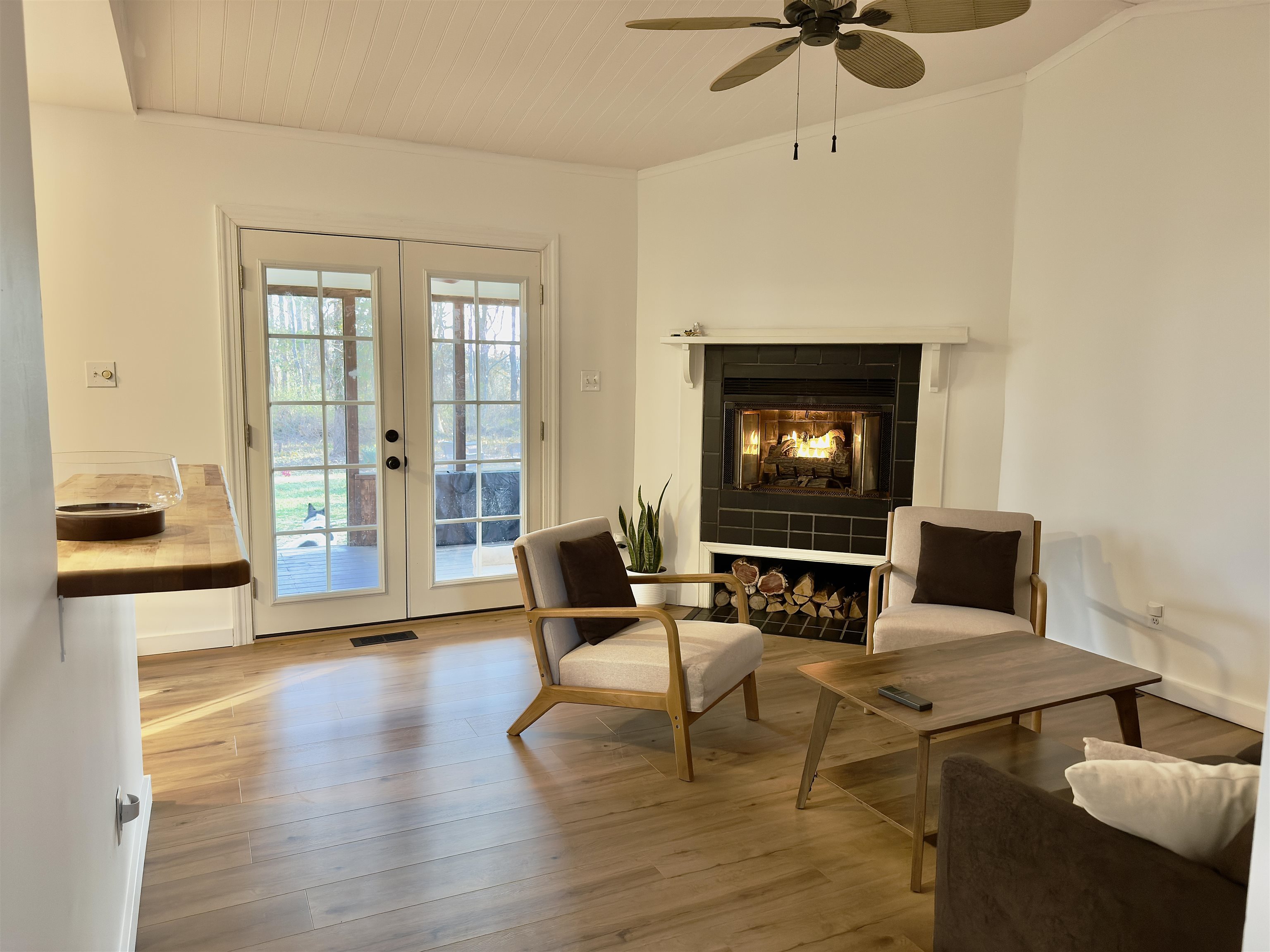 510 Portsmouth Road Cape May, NJ 08204 - Photo 38 of 41 a living room with furniture and a fireplace