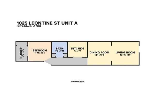 $315,000 | 1025 Leontine Street, Unit A, New Orleans, LA 70115