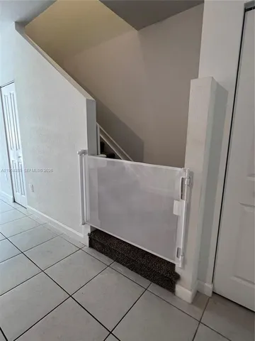 a view of front door