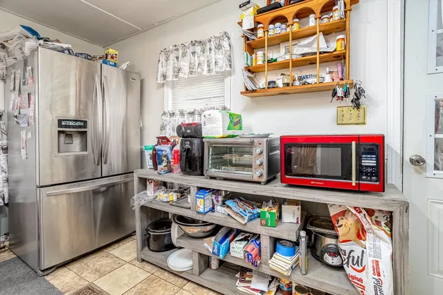 a room with storage and utility