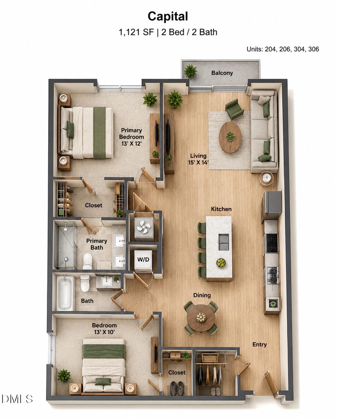 709 East Lenoir Street, Unit 206 Raleigh, NC 27601 - Photo 20 of 23 Capital