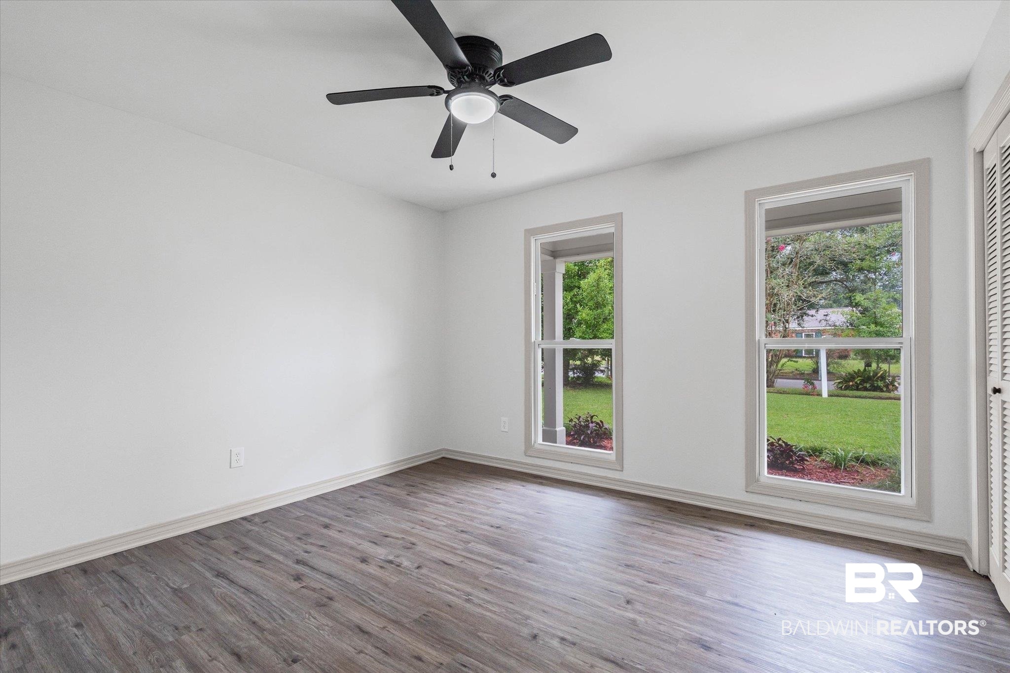 3655 Claridge Road South Mobile, AL 36608 - Photo 23 of 32 Unfurnished room featuring wood finished floors and a ceiling fan