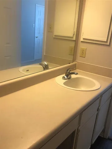 a bathroom with a sink and a bathtub