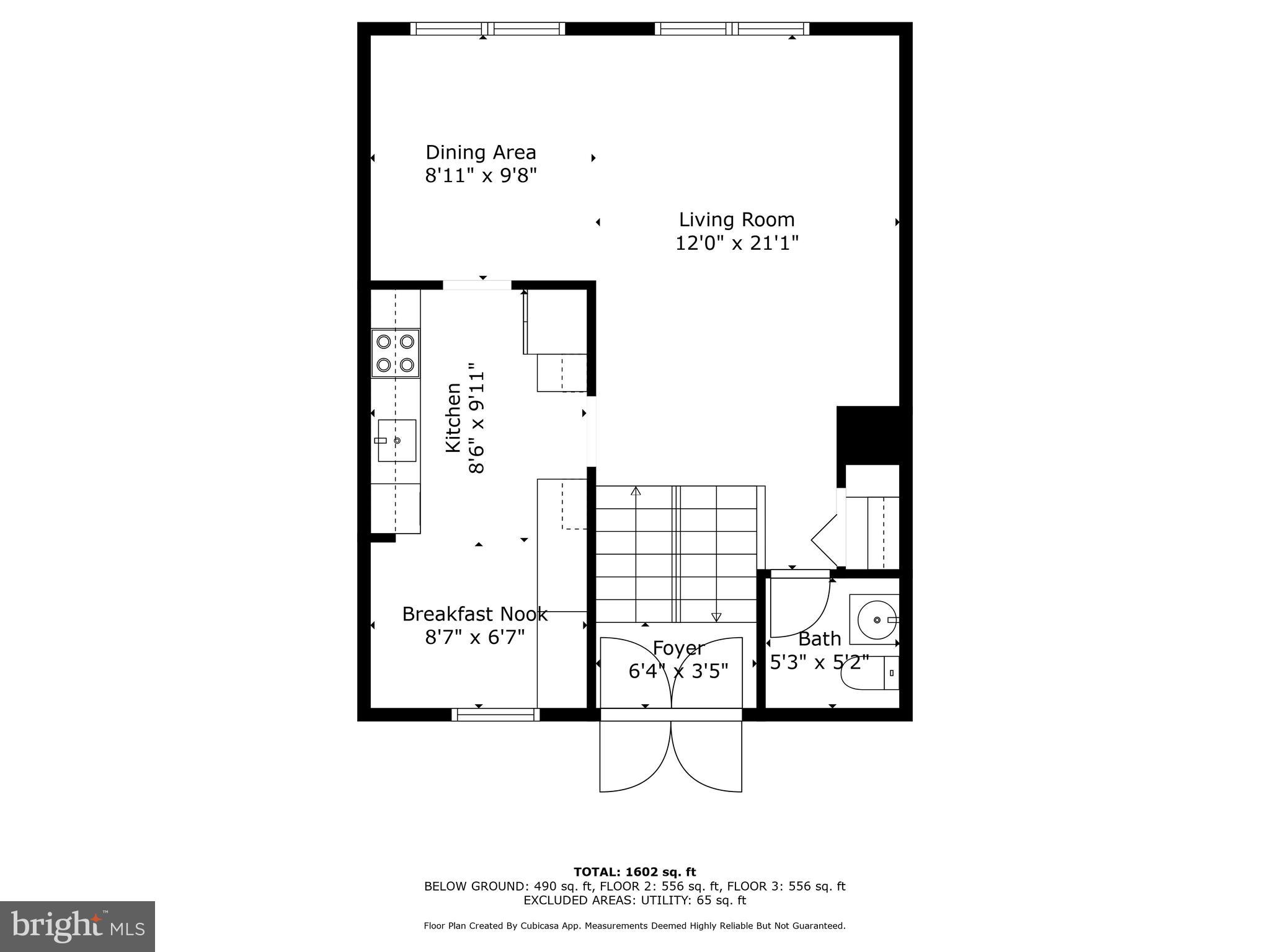 2225 Gunsmith Square Reston, VA 20191 - Photo 35 of 37 Main level floorplan