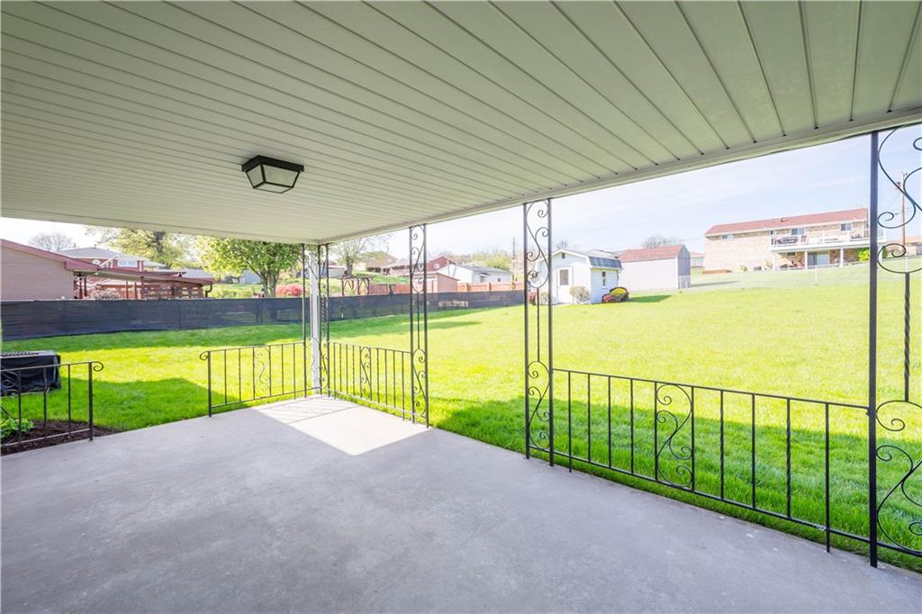 916 McGovern Road Houston, PA 15342 - Photo 6 of 44 The covered patio is going to be one of your favorite places to be this summer!