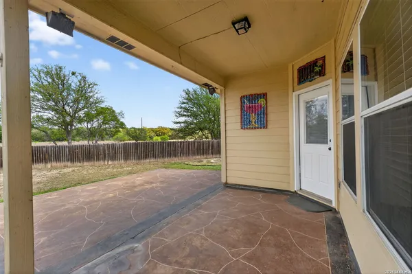a view of lake from balcony