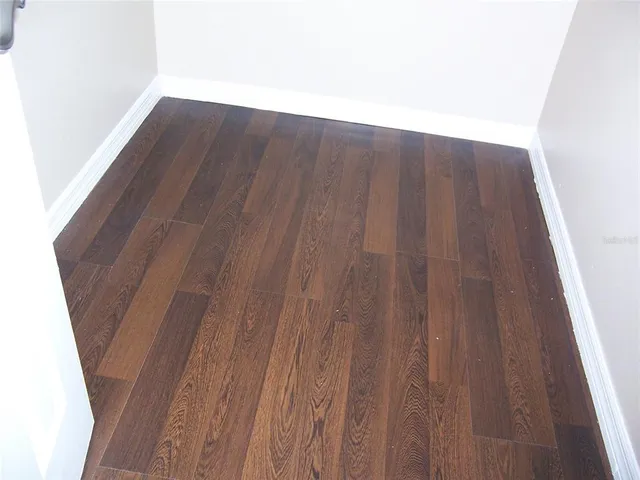 a view of wooden floor