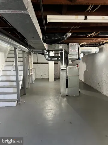 a view of a storage & utility room