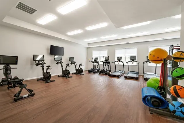 a view of a city with tall buildings