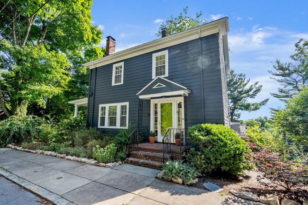 24 Cedarwood Road Boston, MA 02130 - Photo 1 of 18 a front view of a house with a yard