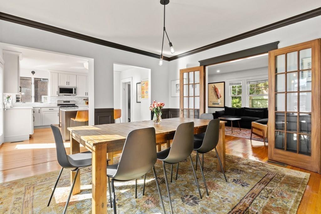 24 Cedarwood Road Boston, MA 02130 - Photo 4 of 18 a view of a dining room with furniture