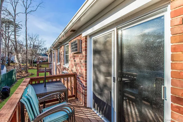 a view of outdoor seating