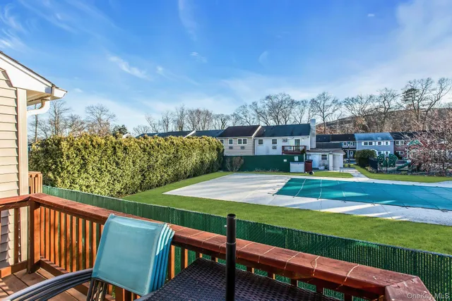 a view of a city from a terrace