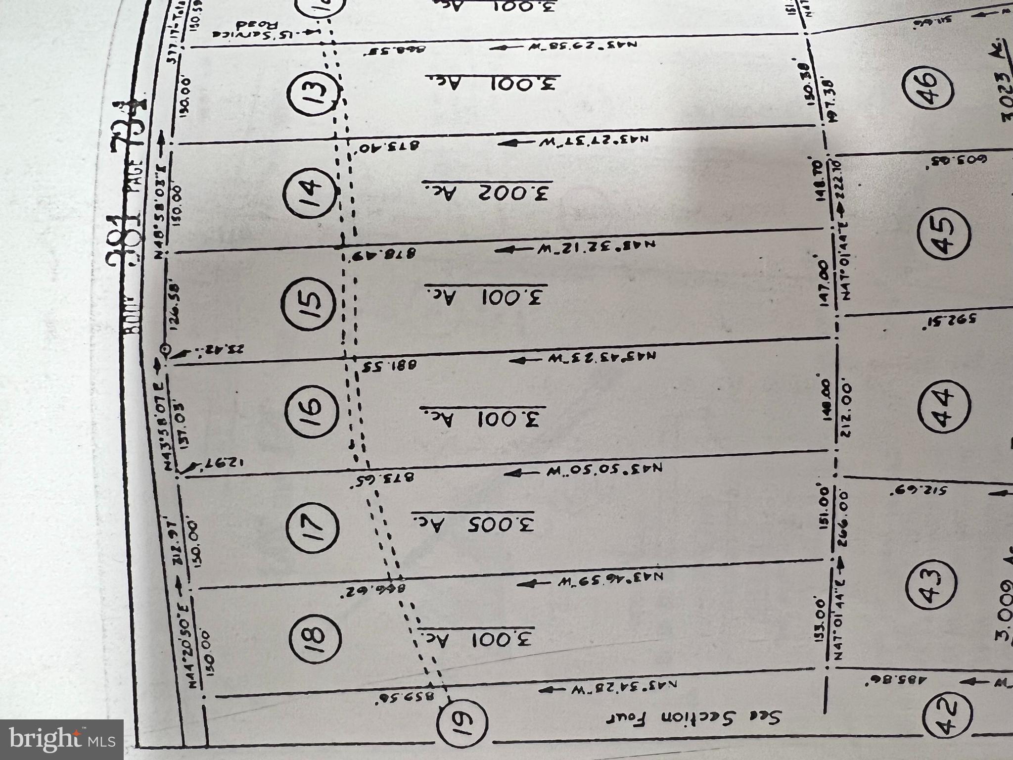 16-17 South Supinlick Ridge Rd Mount Mount Jackson, VA 22842 - Photo 7 of 11 Lot 16 & 17 Plat