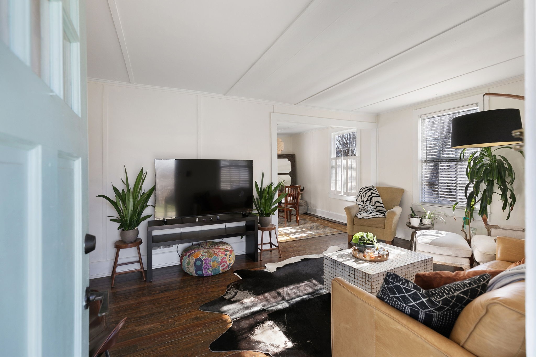 1409 Overton Street Old Hickory, TN 37138 - Photo 5 of 33 a living room with furniture and a flat screen tv