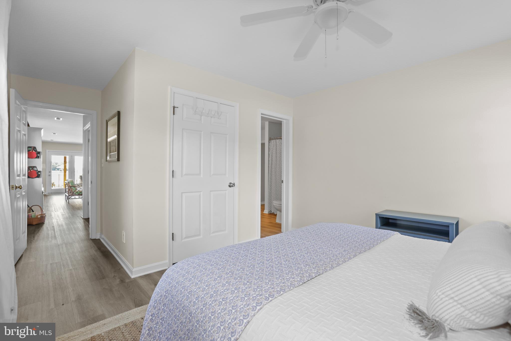 638 Marlborough Point Road Stafford, VA 22554 - Photo 35 of 58 a bedroom with a bed and a view of bathroom