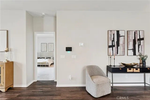 a kitchen with a sink and a potted plant