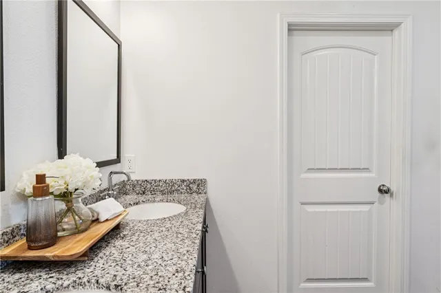 a view of a room with a small space