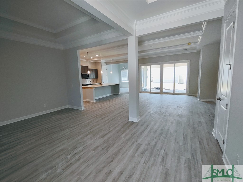 134 Bramswell Road Pooler, GA 31322 - Photo 3 of 30 ENTRY VIEW OF FORMAL DINING AND OPEN GREAT ROOM AN