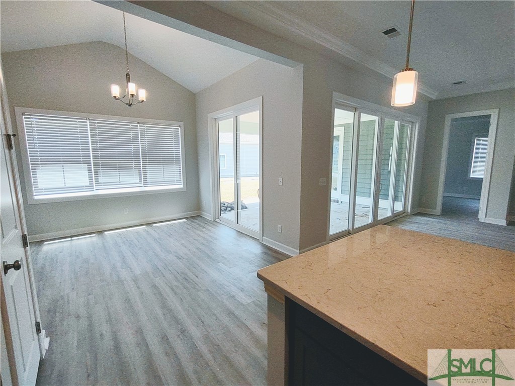 134 Bramswell Road Pooler, GA 31322 - Photo 6 of 30 KITCHEN CAFE WITH SLIDER TO COVERED LANAI
