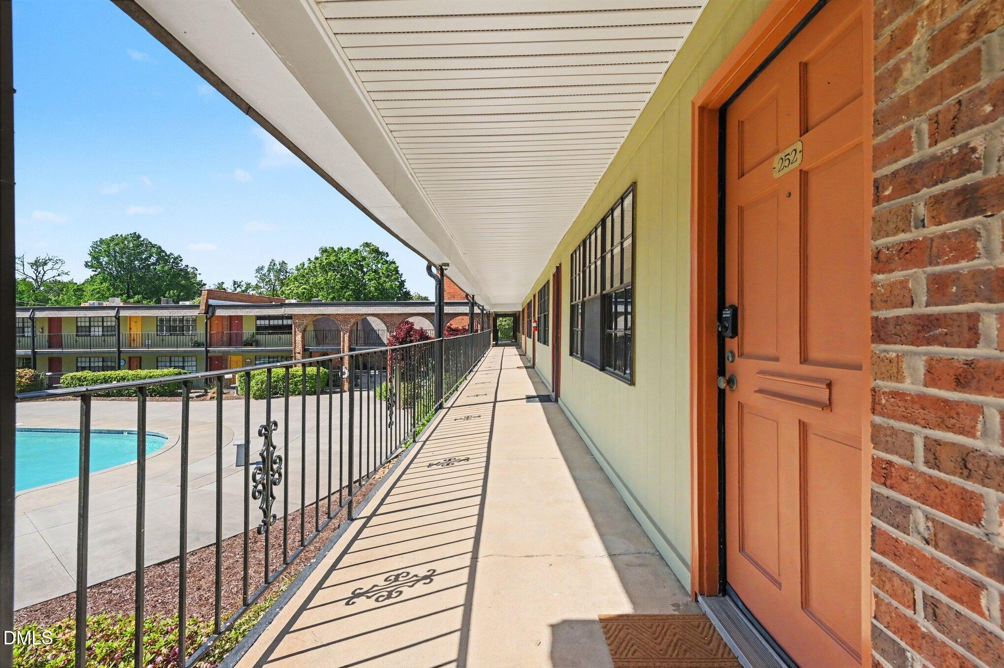 807 West Trinity Avenue, Unit 252 Durham, NC 27701 - Photo 13 of 23 a view of balcony with wooden floor
