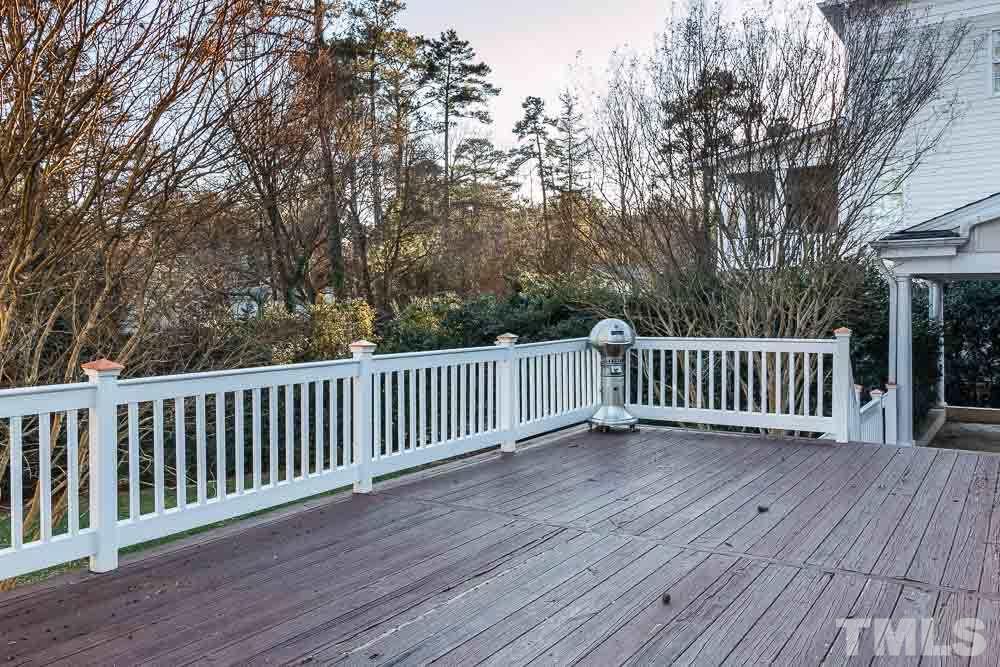 308 Buncombe Street Raleigh, NC 27609 - Photo 21 of 25 a view of a wooden roof deck
